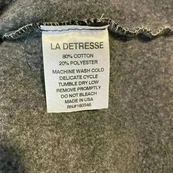 NWT La Detresse High Priestess Black Pullover Shirt Size Small - Picture 5 of 8